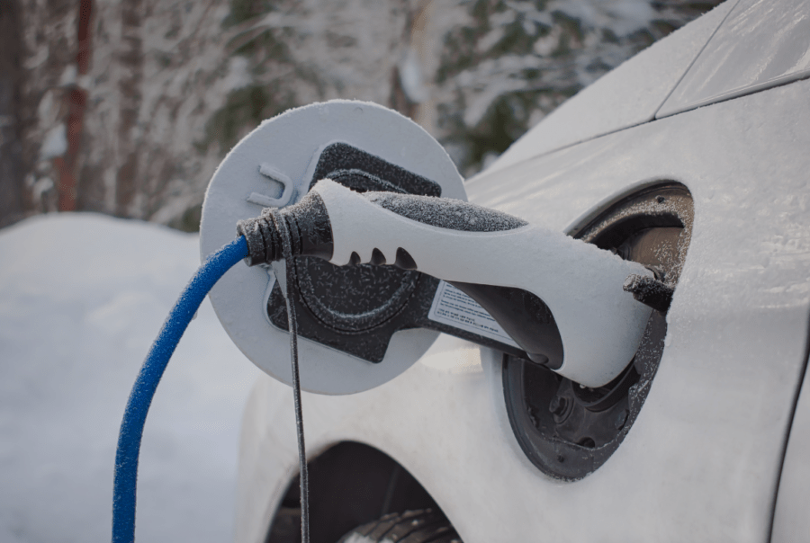 conduite électrique en hiver
